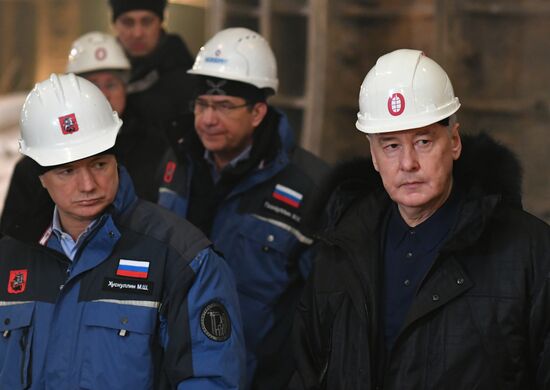 Construction of Nizhnyaya Maslovka metro station