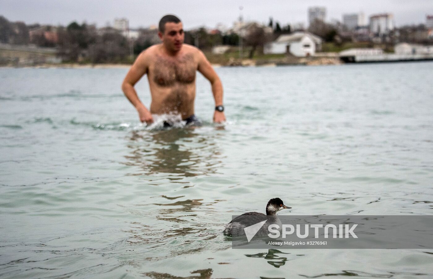 Epiphany feast in Russian cities