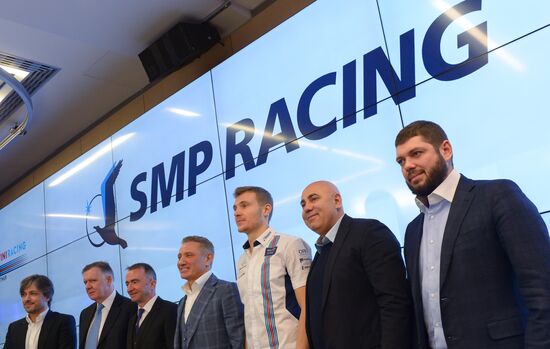 News conference of Formula 1 SMP Racing team