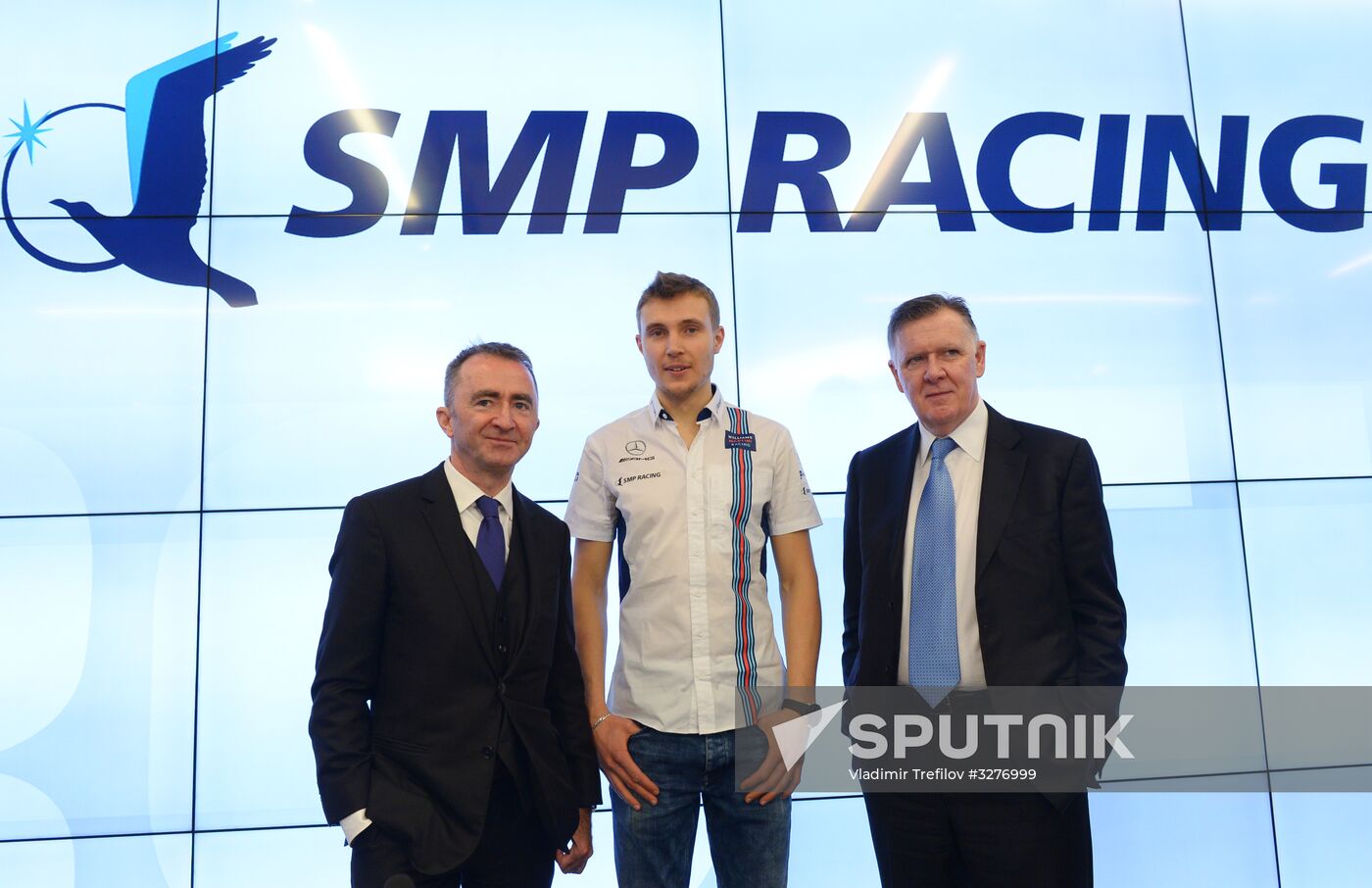 News conference of Formula 1 SMP Racing team