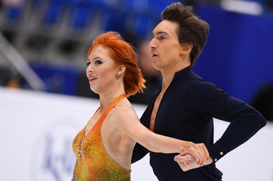 European Figure Skating Championships. Ice dancing. Short dance