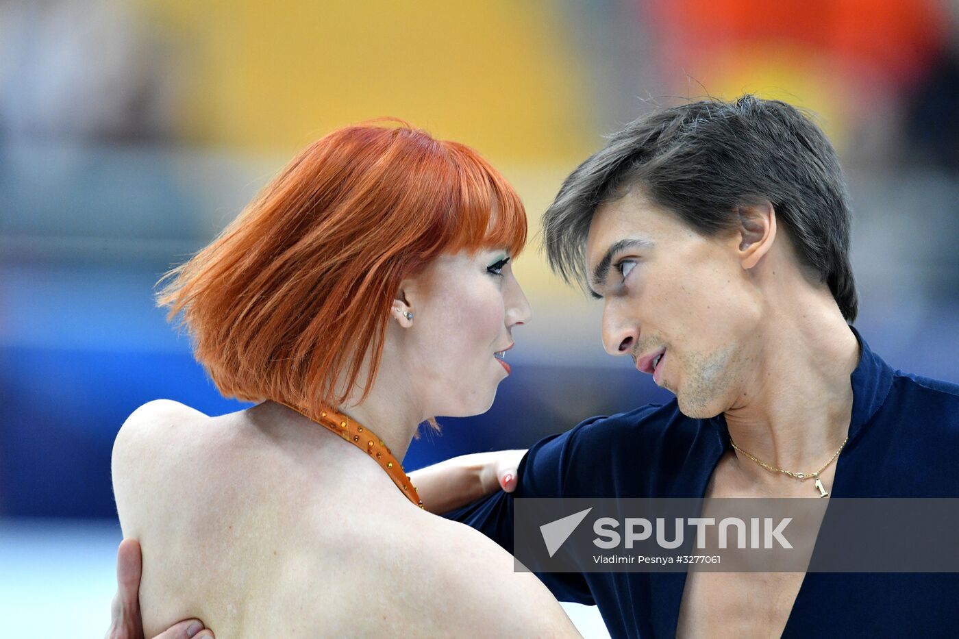 European Figure Skating Championships. Ice dancing. Short dance