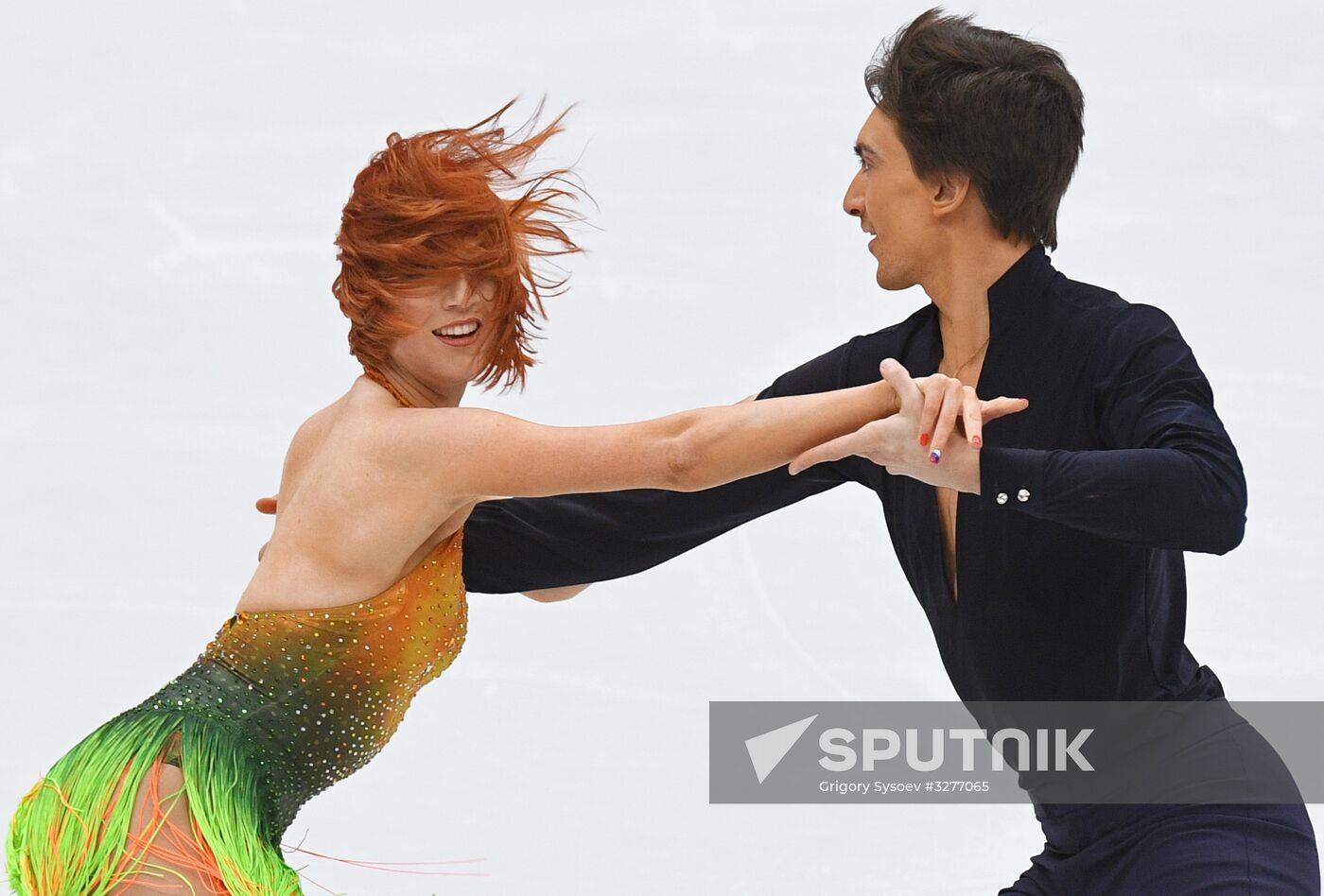 European Figure Skating Championships. Ice dancing. Short dance