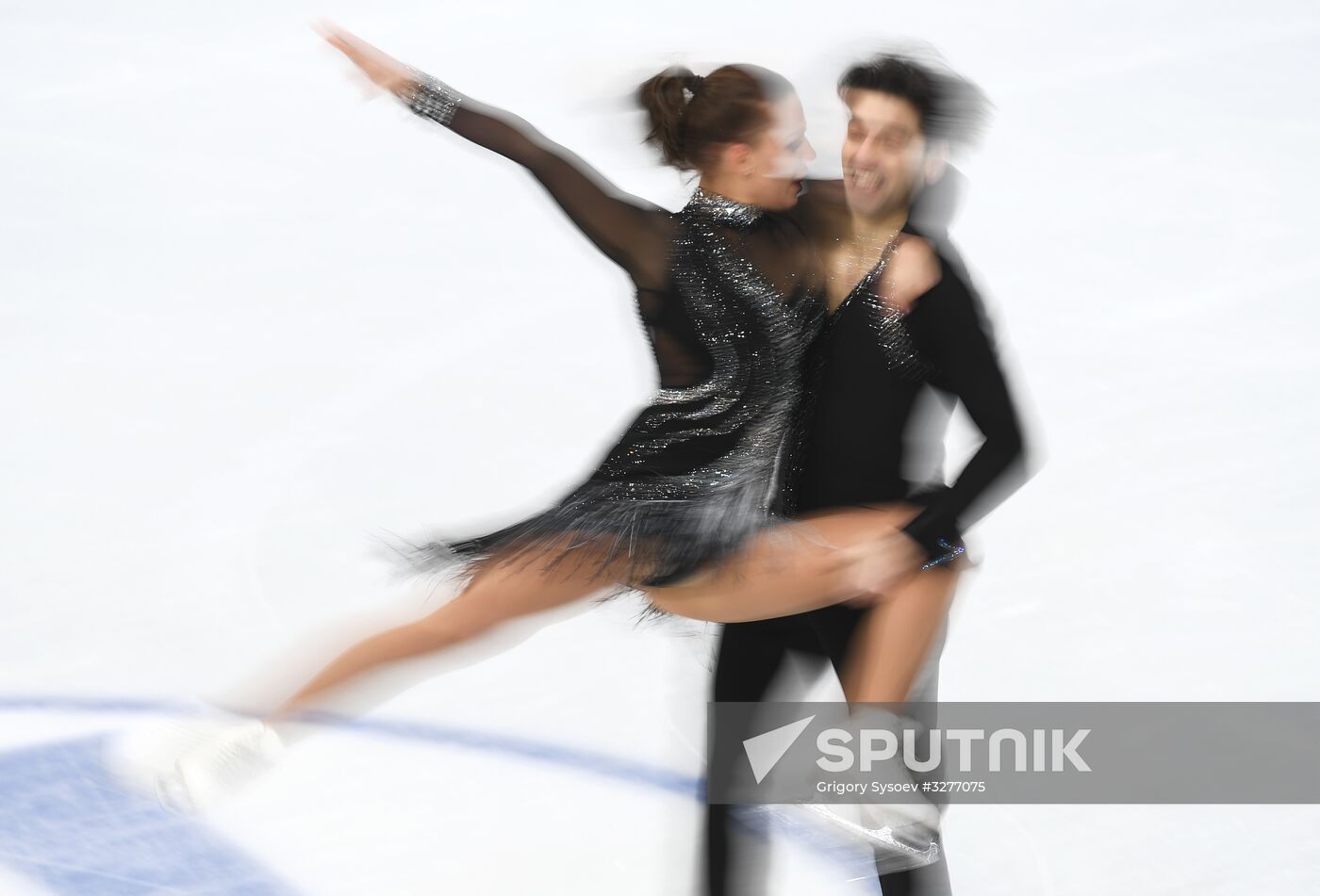 European Figure Skating Championships. Ice dancing. Short dance