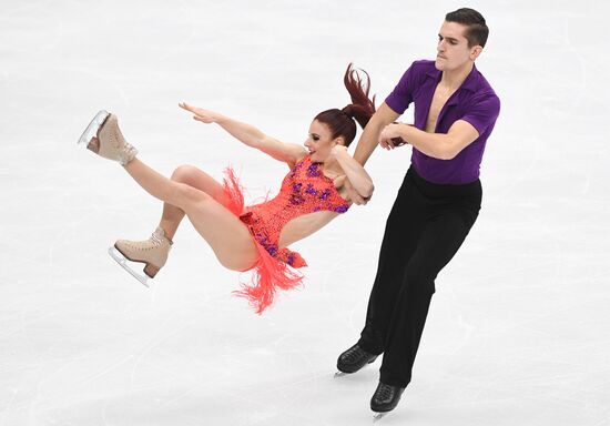 European Figure Skating Championships. Ice dancing. Short dance