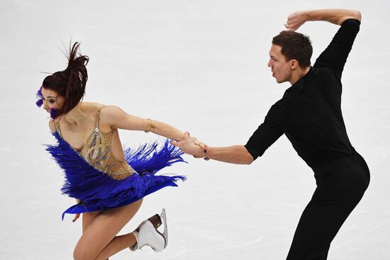 European Figure Skating Championships. Ice dancing. Short dance