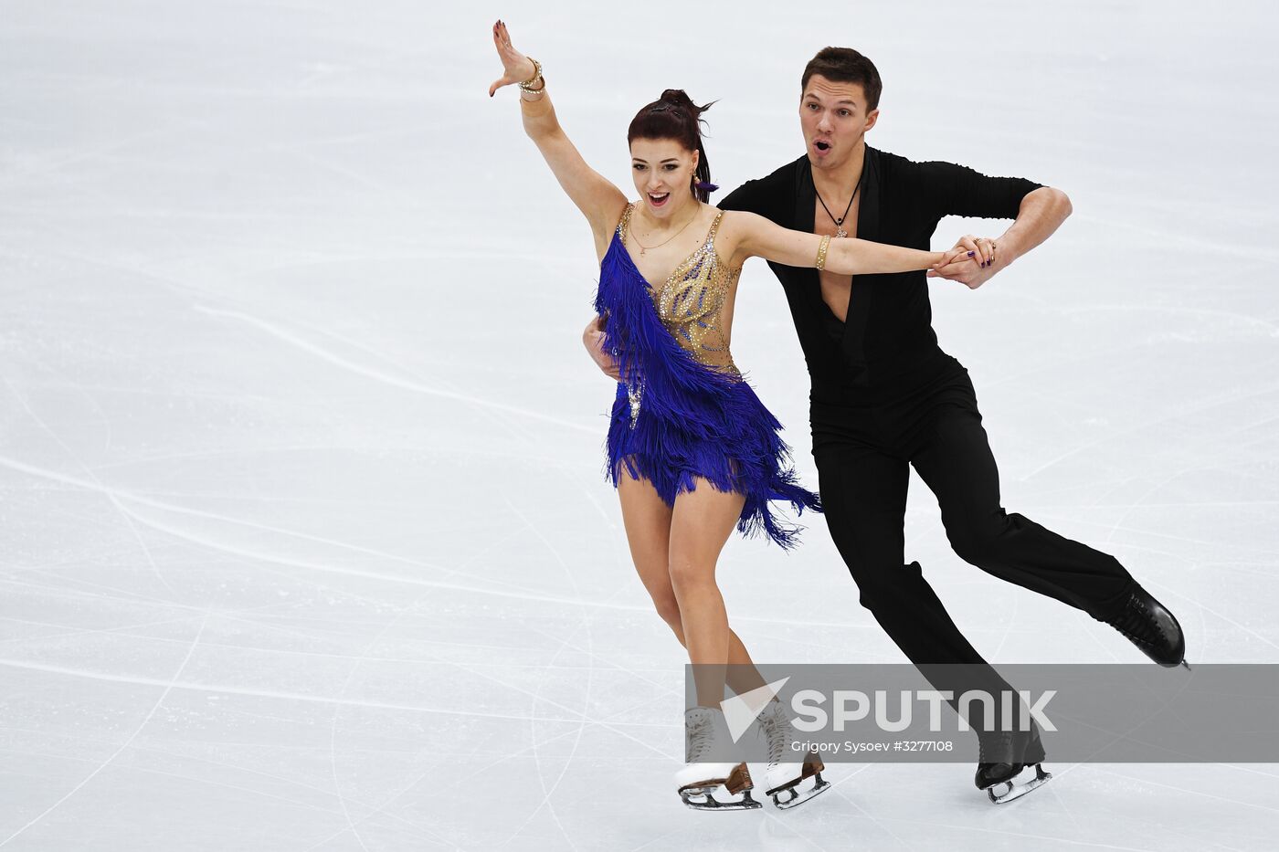 European Figure Skating Championships. Ice dancing. Short dance