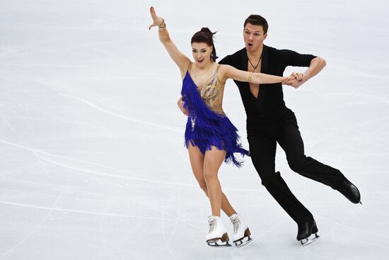 European Figure Skating Championships. Ice dancing. Short dance