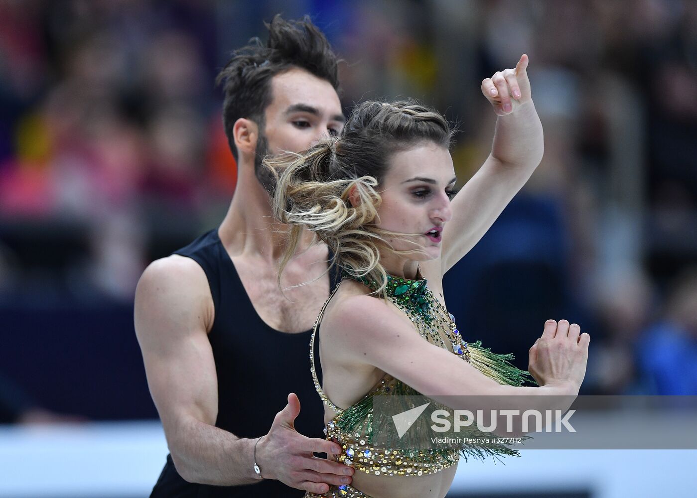 European Figure Skating Championships. Ice dancing. Short dance