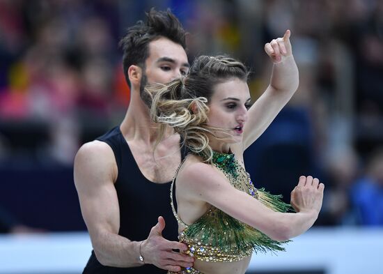 European Figure Skating Championships. Ice dancing. Short dance