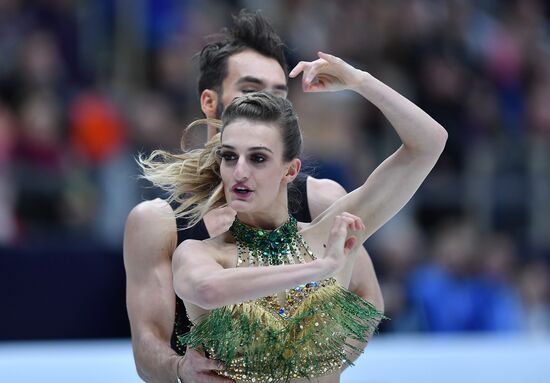 European Figure Skating Championships. Ice dancing. Short dance