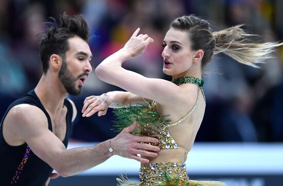 European Figure Skating Championships. Ice dancing. Short dance