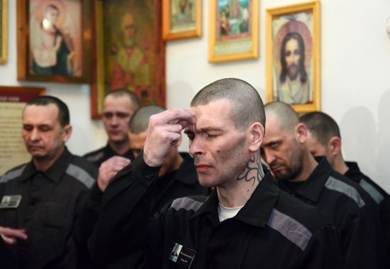 Epiphany feast in Russian cities