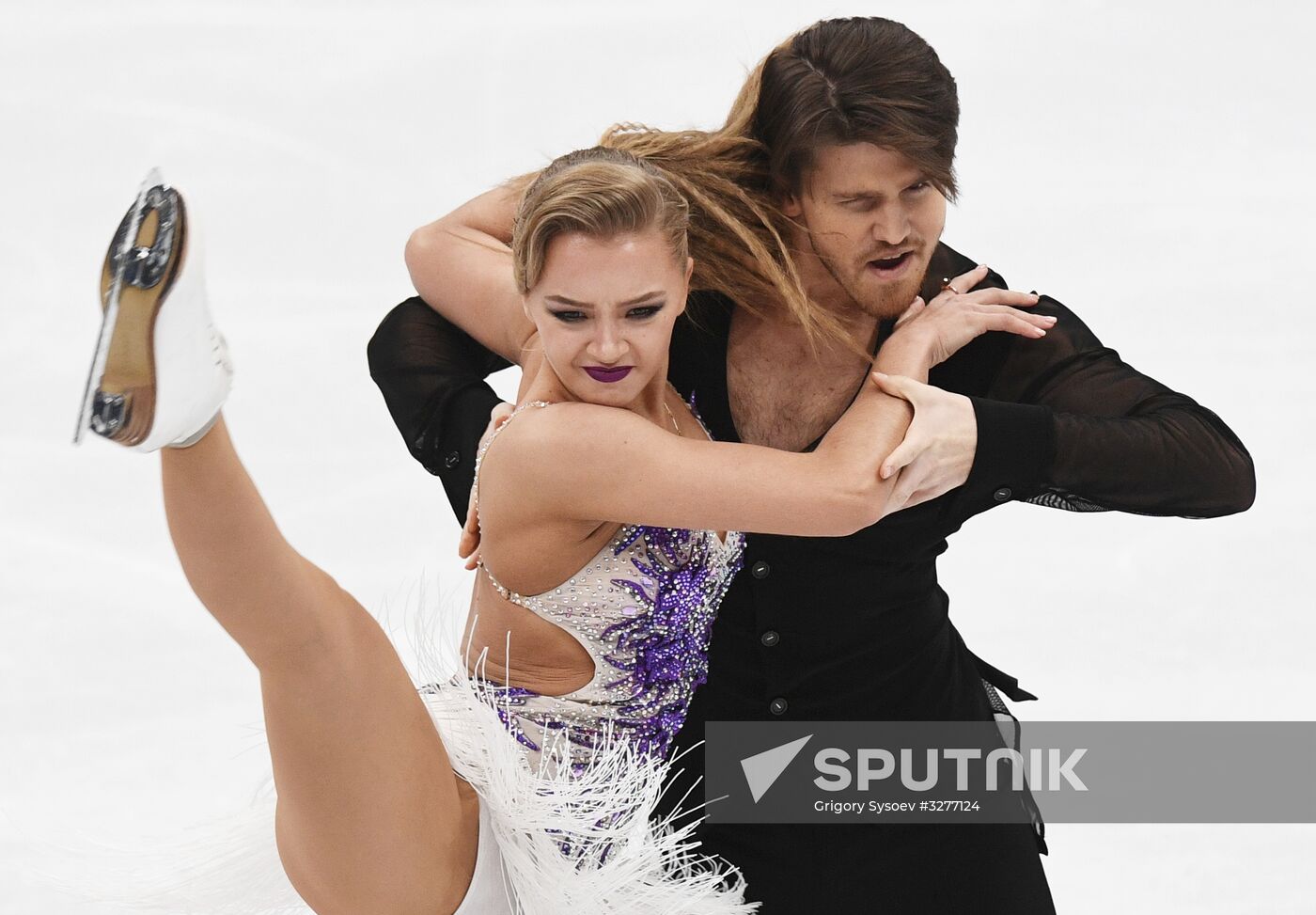 European Figure Skating Championships. Ice dancing. Short dance