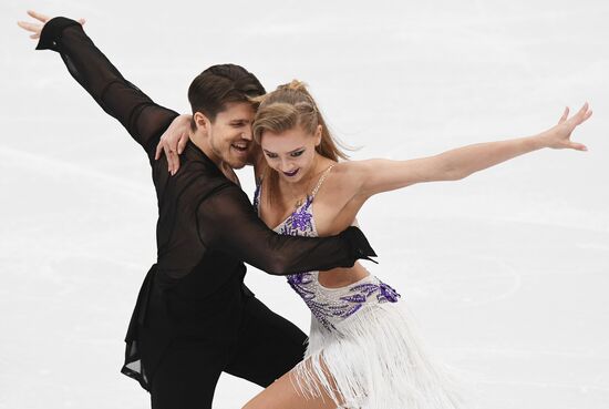 European Figure Skating Championships. Ice dancing. Short dance