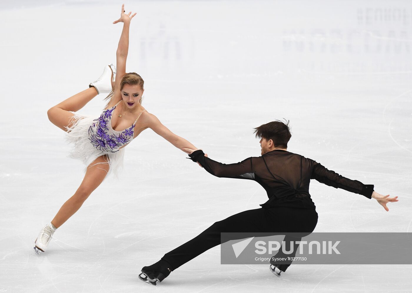 European Figure Skating Championships. Ice dancing. Short dance