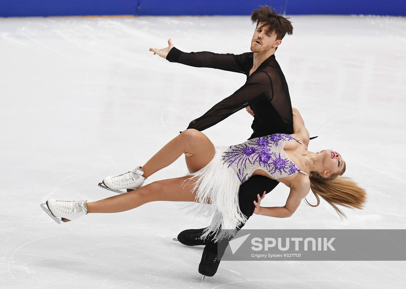 European Figure Skating Championships. Ice dancing. Short dance