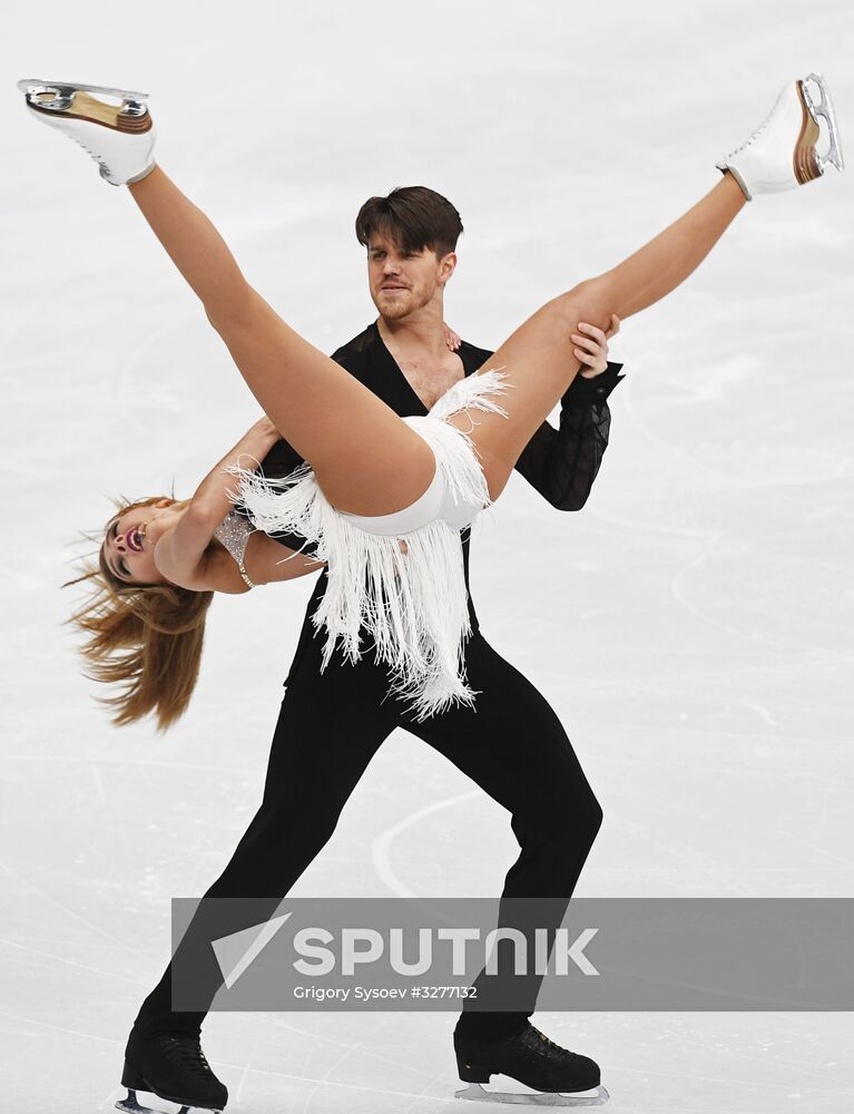 European Figure Skating Championships. Ice dancing. Short dance