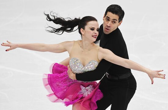 European Figure Skating Championships. Ice dancing. Short dance