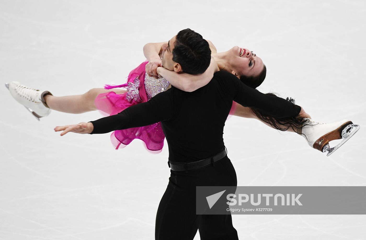European Figure Skating Championships. Ice dancing. Short dance