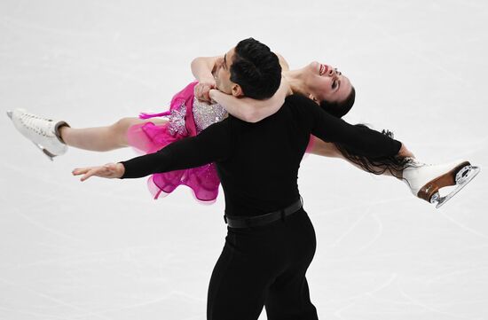 European Figure Skating Championships. Ice dancing. Short dance