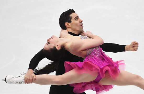 European Figure Skating Championships. Ice dancing. Short dance