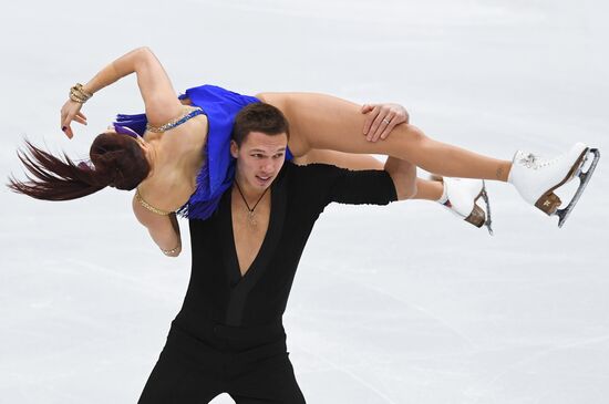 European Figure Skating Championships. Ice dancing. Short dance
