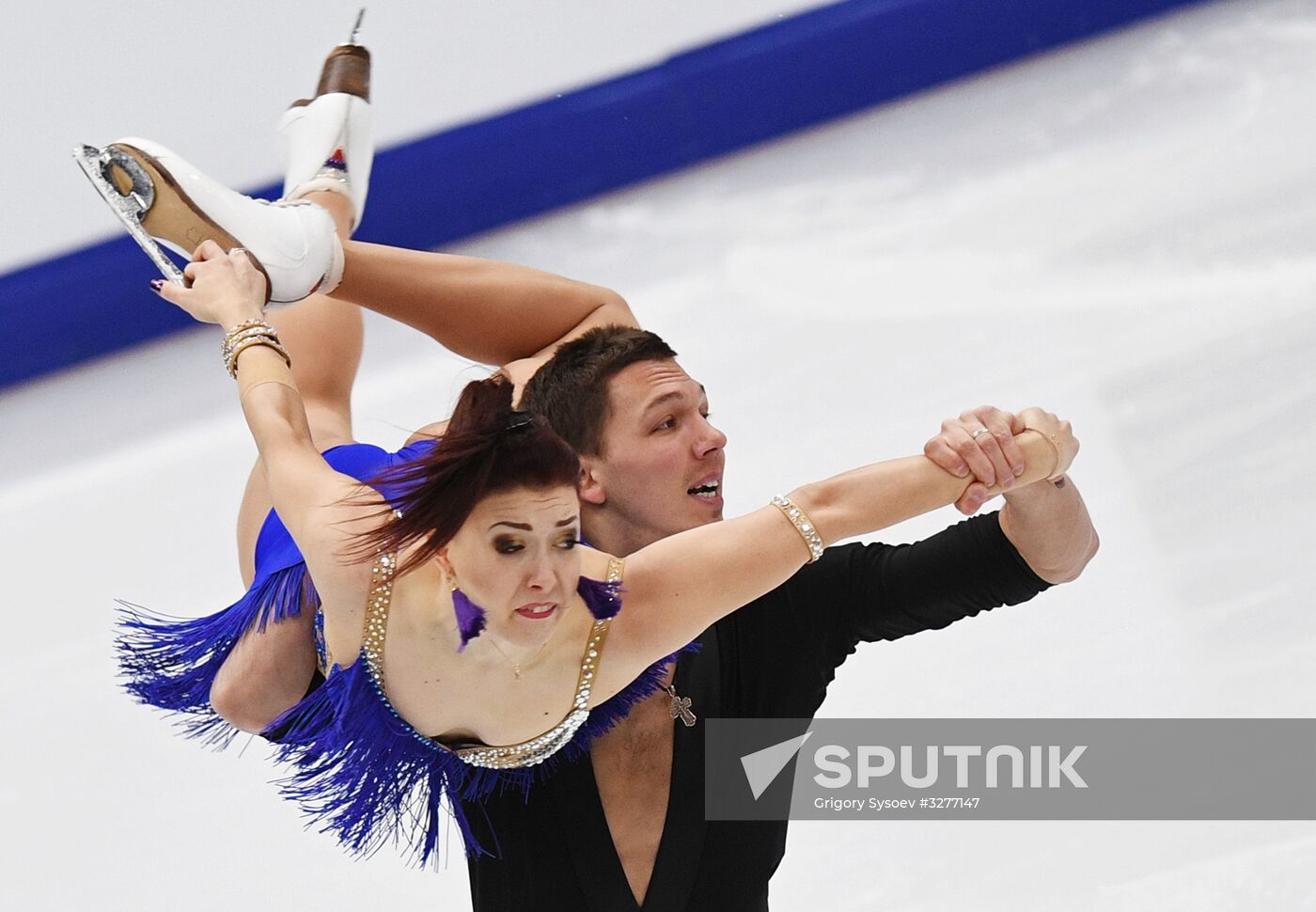 European Figure Skating Championships. Ice dancing. Short dance