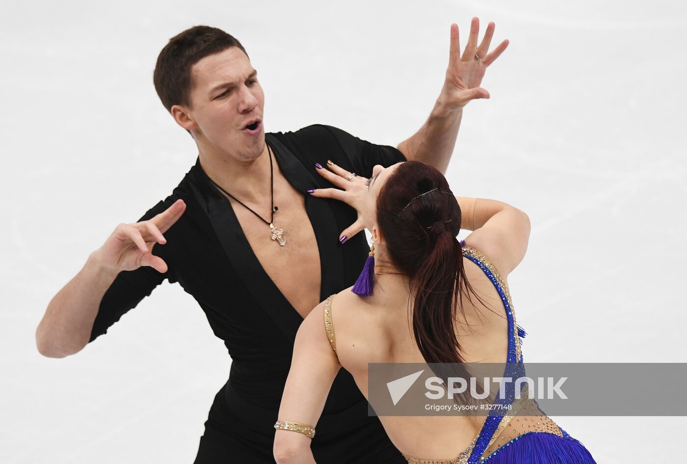 European Figure Skating Championships. Ice dancing. Short dance