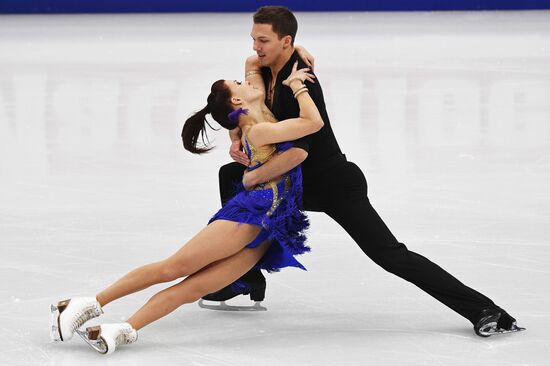 European Figure Skating Championships. Ice dancing. Short dance