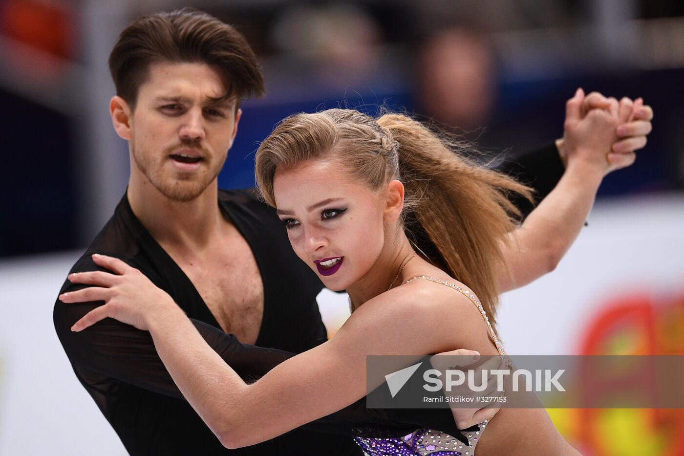 European Figure Skating Championships. Ice dancing. Short dance