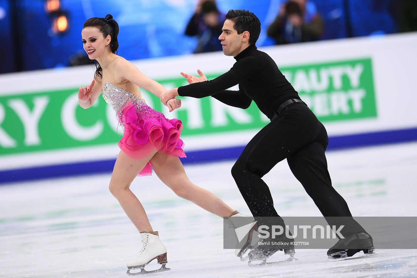 European Figure Skating Championships. Ice dancing. Short dance