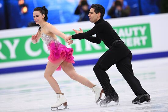 European Figure Skating Championships. Ice dancing. Short dance