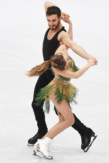 European Figure Skating Championships. Ice dancing. Short dance