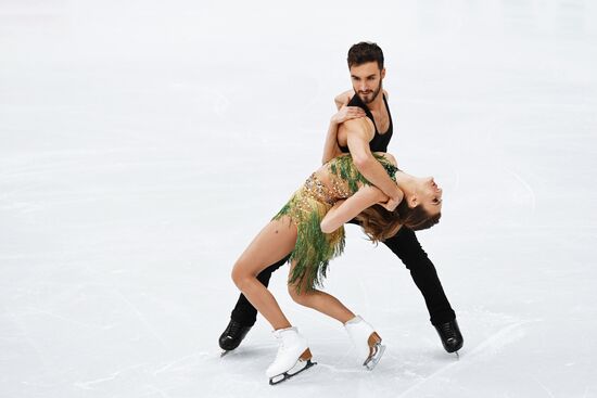 European Figure Skating Championships. Ice dancing. Short dance