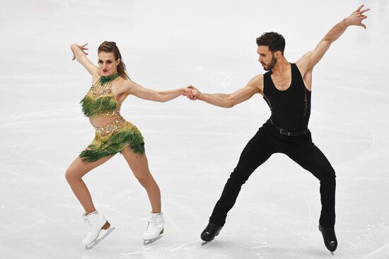 European Figure Skating Championships. Ice dancing. Short dance