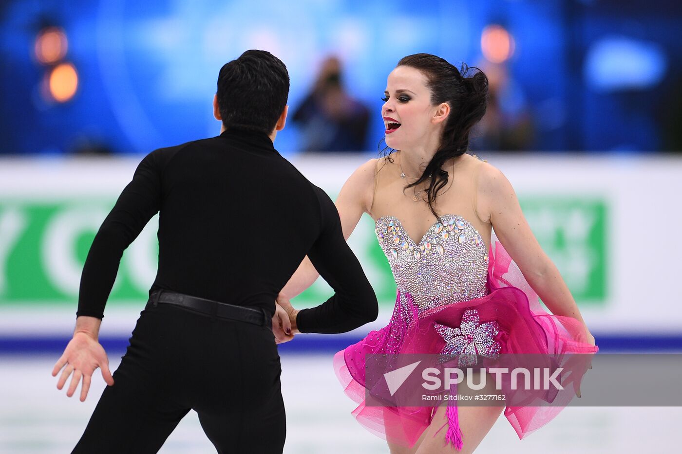 European Figure Skating Championships. Ice dancing. Short dance