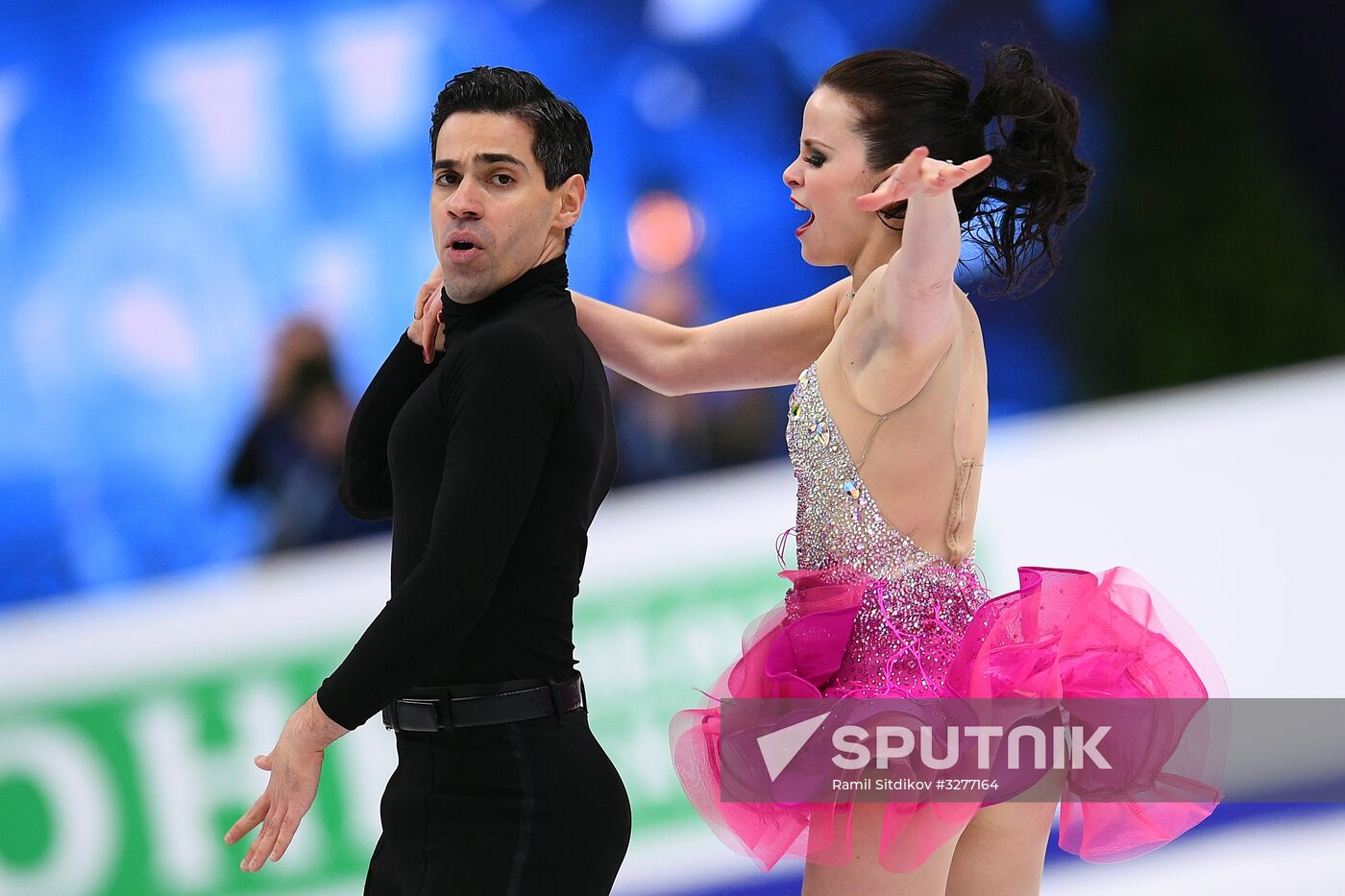 European Figure Skating Championships. Ice dancing. Short dance