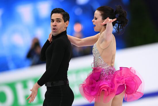 European Figure Skating Championships. Ice dancing. Short dance