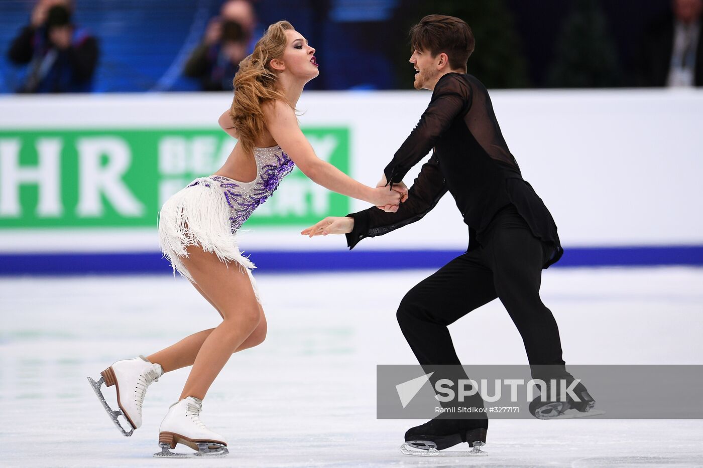 European Figure Skating Championships. Ice dancing. Short dance