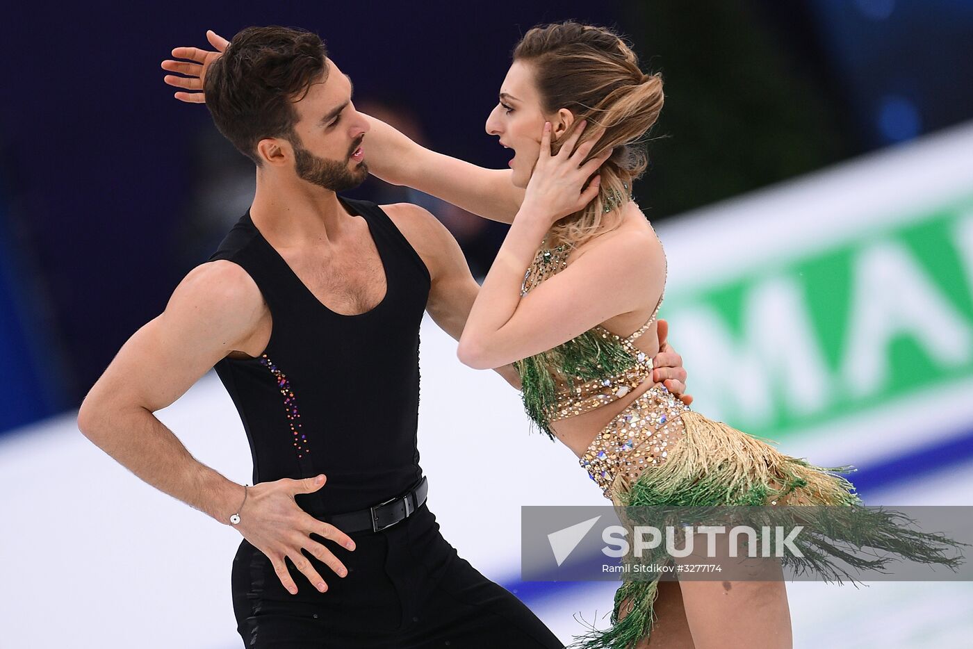 European Figure Skating Championships. Ice dancing. Short dance