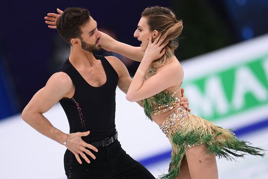 European Figure Skating Championships. Ice dancing. Short dance