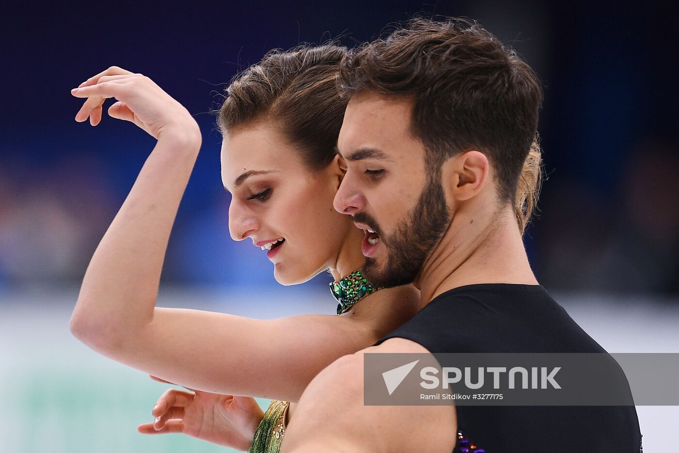 European Figure Skating Championships. Ice dancing. Short dance