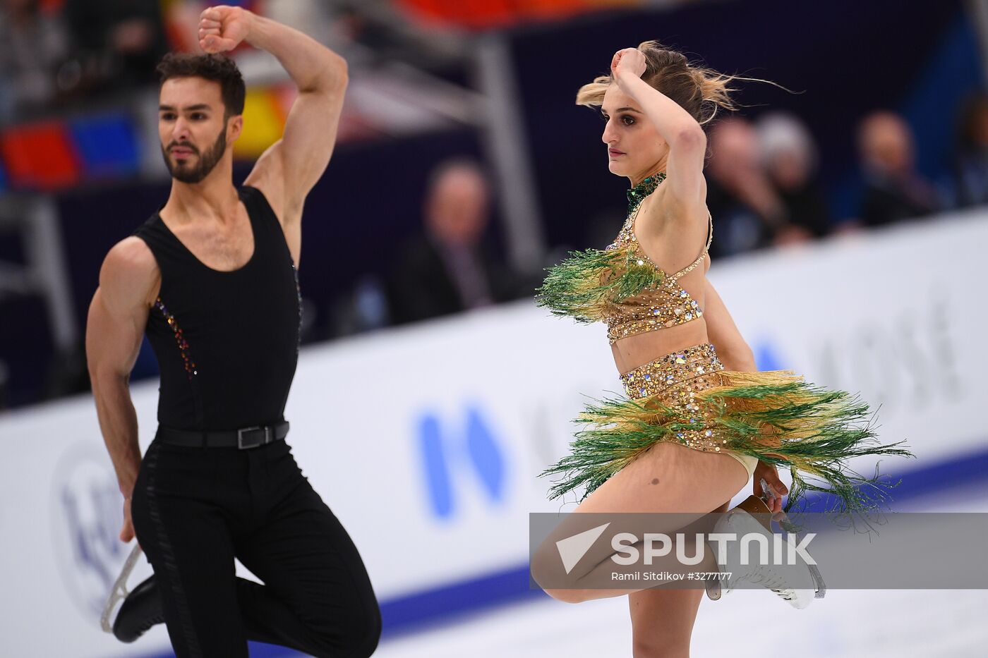 European Figure Skating Championships. Ice dancing. Short dance