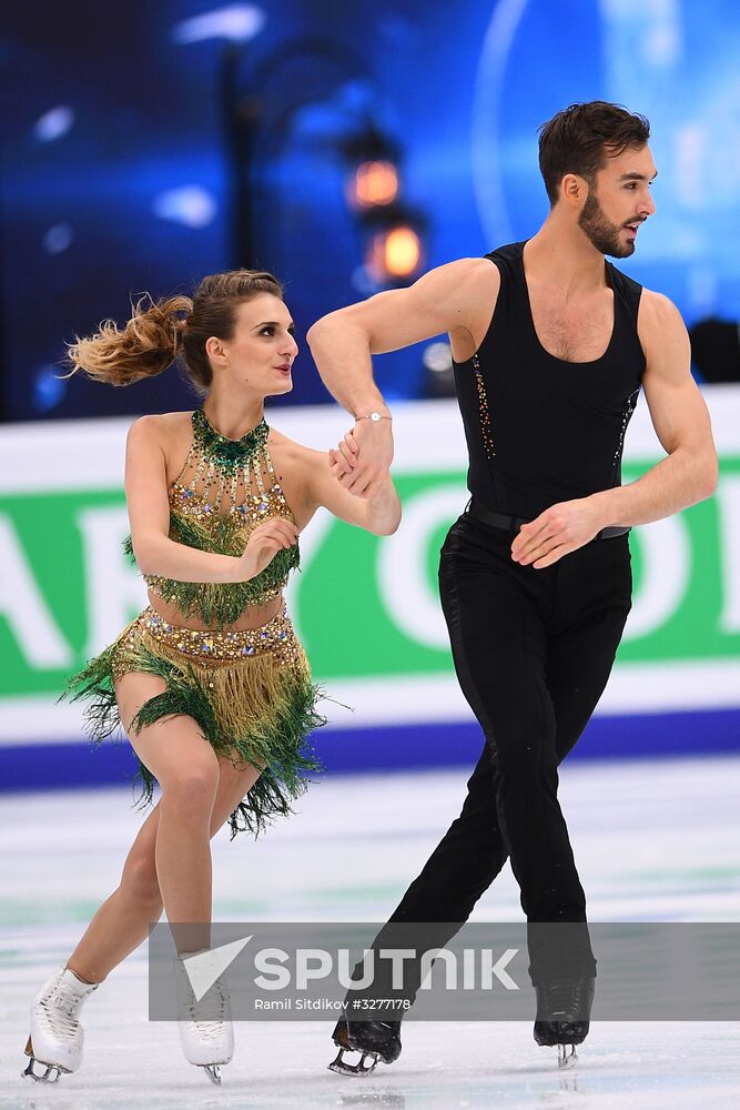 European Figure Skating Championships. Ice dancing. Short dance