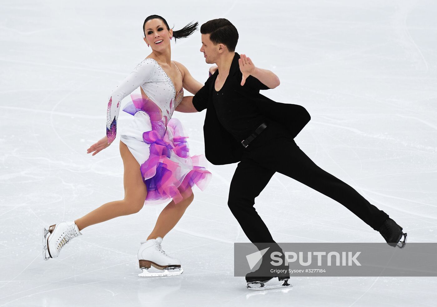 European Figure Skating Championships. Ice dancing. Short dance