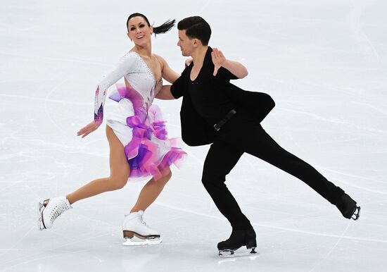 European Figure Skating Championships. Ice dancing. Short dance