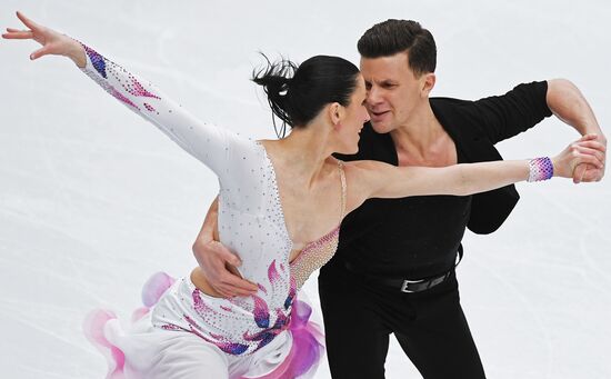 European Figure Skating Championships. Ice dancing. Short dance