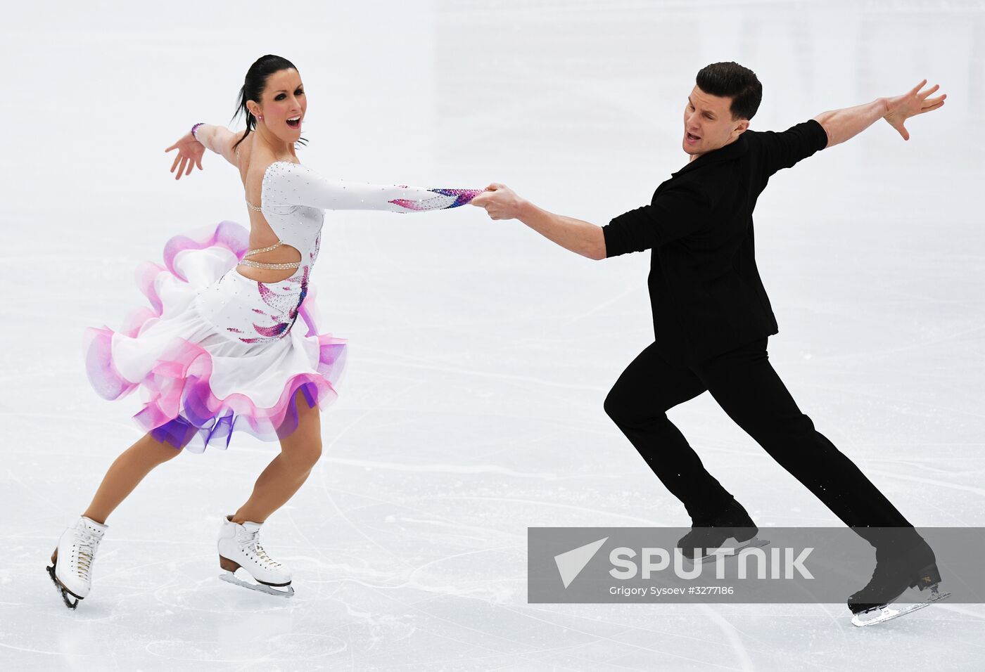 European Figure Skating Championships. Ice dancing. Short dance