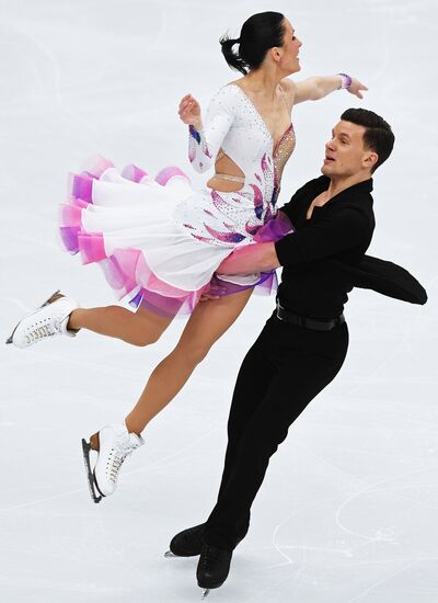 European Figure Skating Championships. Ice dancing. Short dance